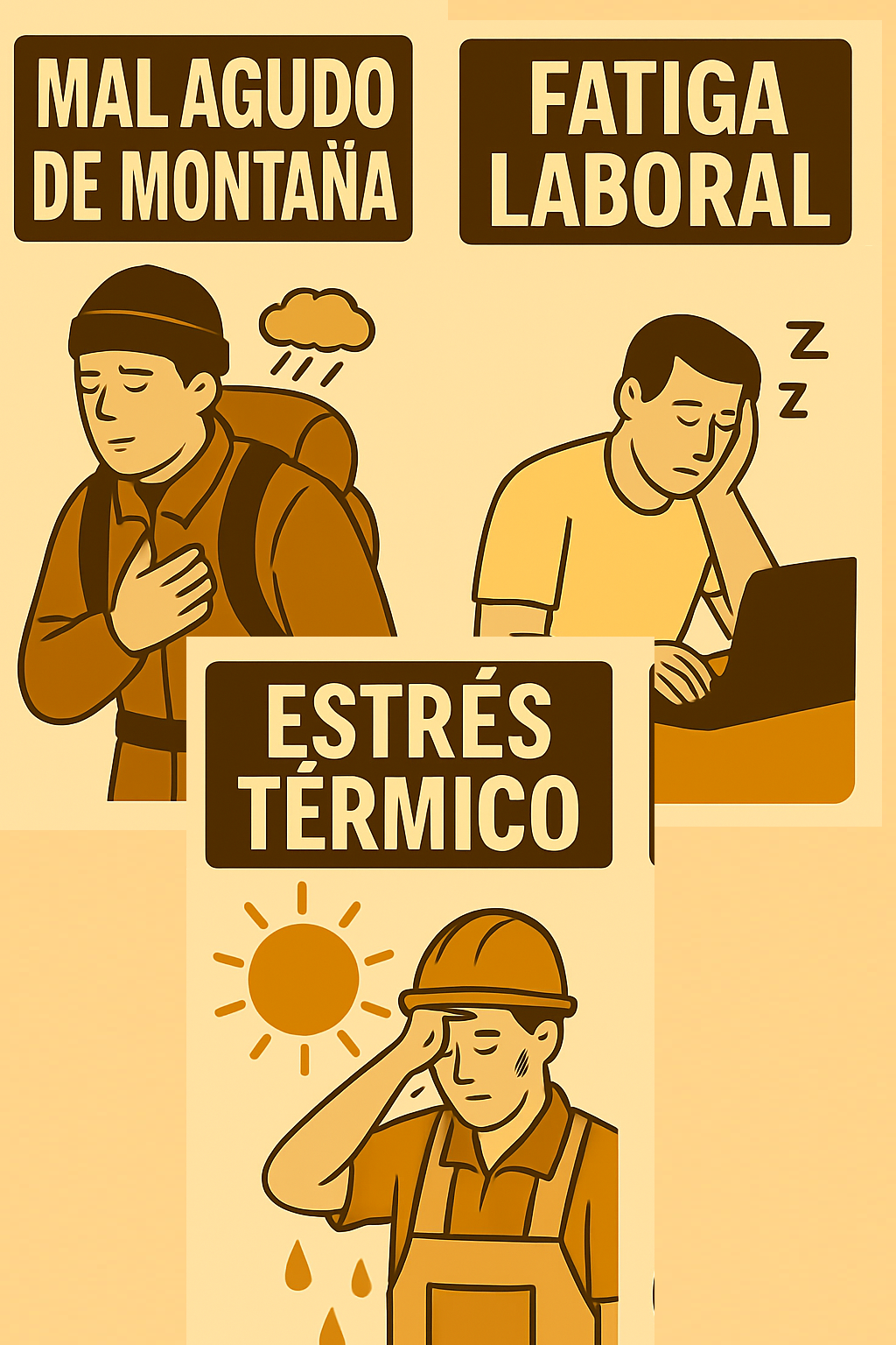 FATIGA LABORAL - ESTRÉS TÉRMICO - MAL AGUDO DE MONTAÑA
