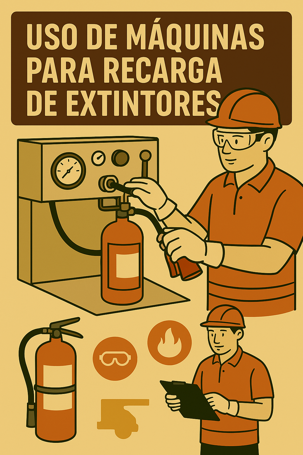 USO DE MAQUINAS PARA RECARGA DE EXTINTORES